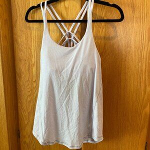 Lululemon Strappy tank top, Size 4, Lavender color